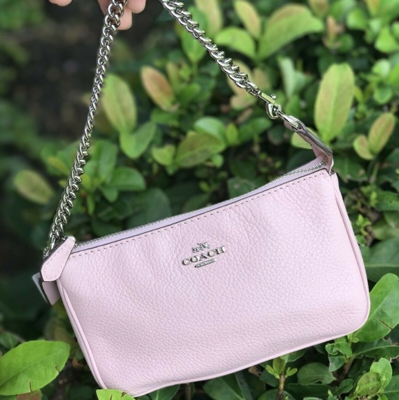 Coach Handbags - Coach Large Wristlet Pebble Leather Petal F53340